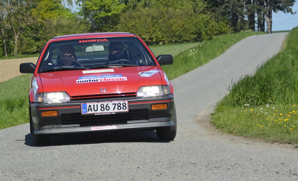 CCC-generalvinderne 2016: René Castillo og Jørgen Skjøt i Honda CRX har etableret et lille forspring på etteren i Expert for FDM DASU Classic 2019